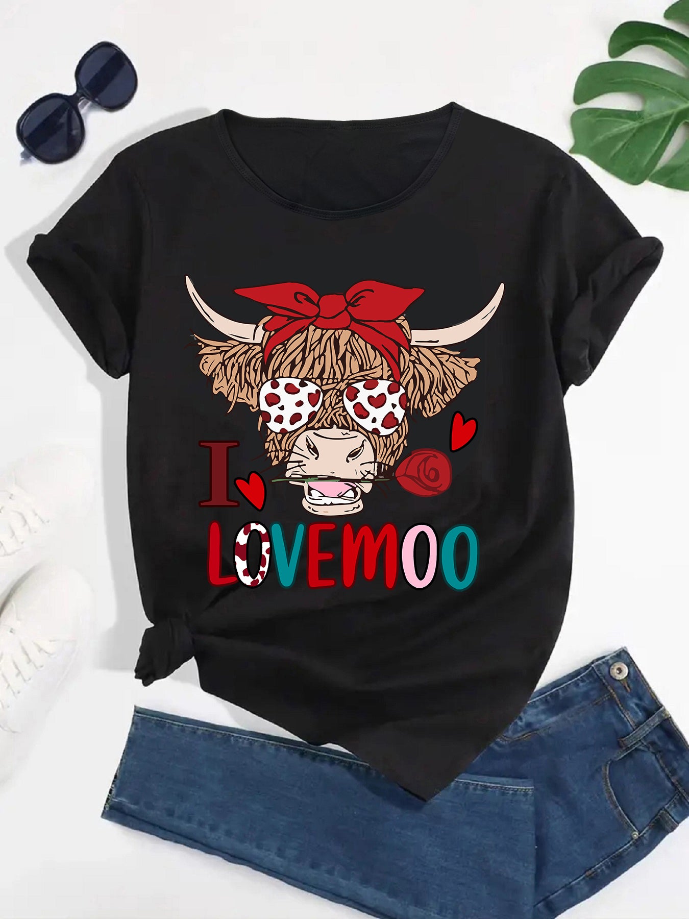 I Love Moo,Moo Love Shirt,Cow Valentine Shirt,My Valentine Is My Cow,Farmer Life Shirt for Women