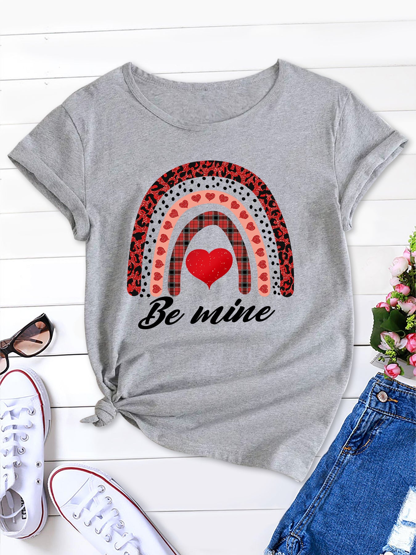 Chill Out in Style, 'Be Mine' Print Men's Tees