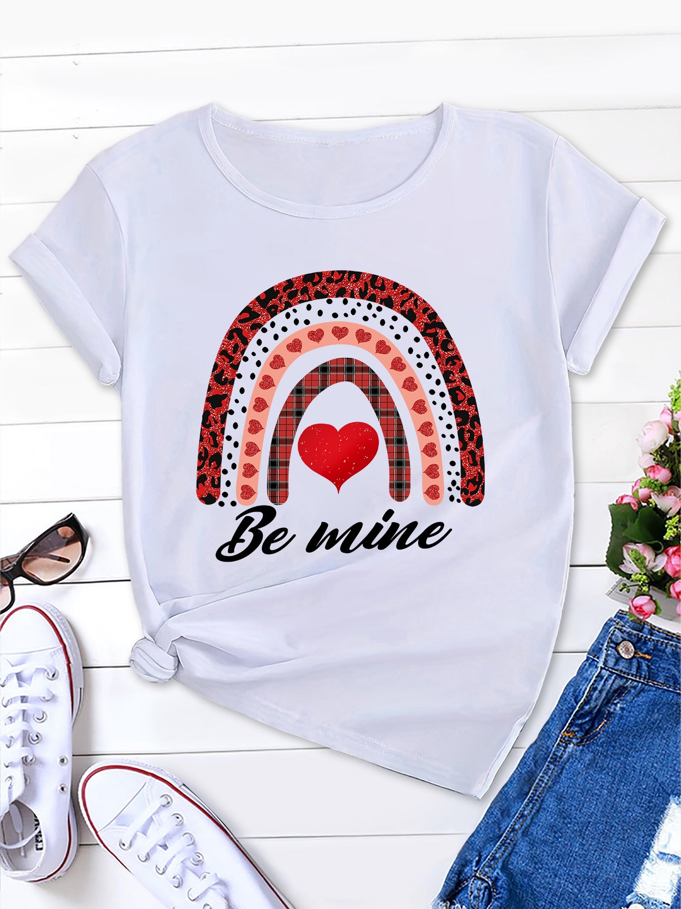 Chill Out in Style, 'Be Mine' Print Men's Tees