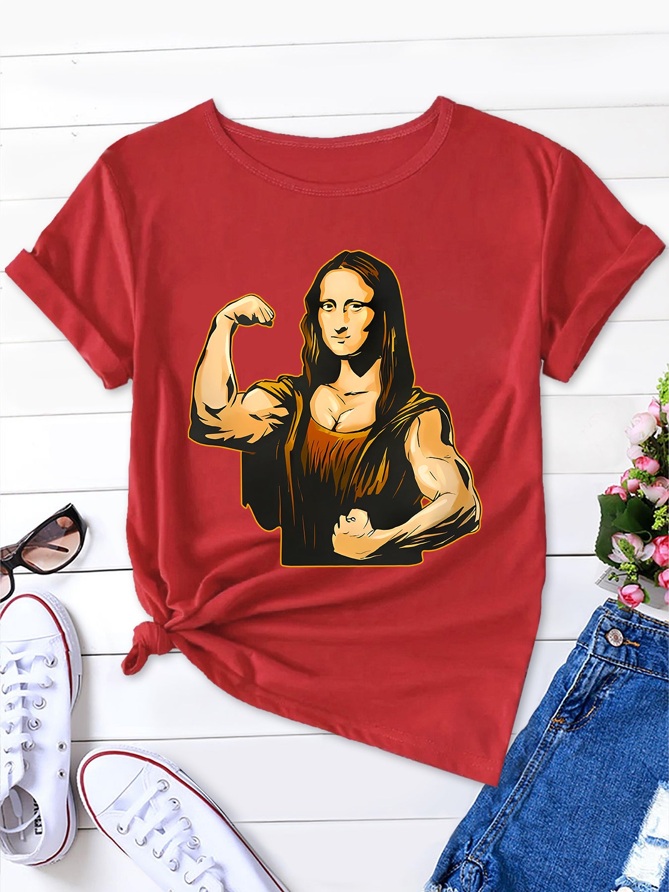 Mona Lifter Funny Fitness Women's Wider Cut T-Shirt